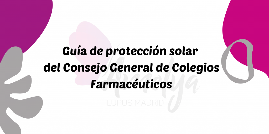 Guía de protección solar del Consejo General de Colegios Farmacéuticos
